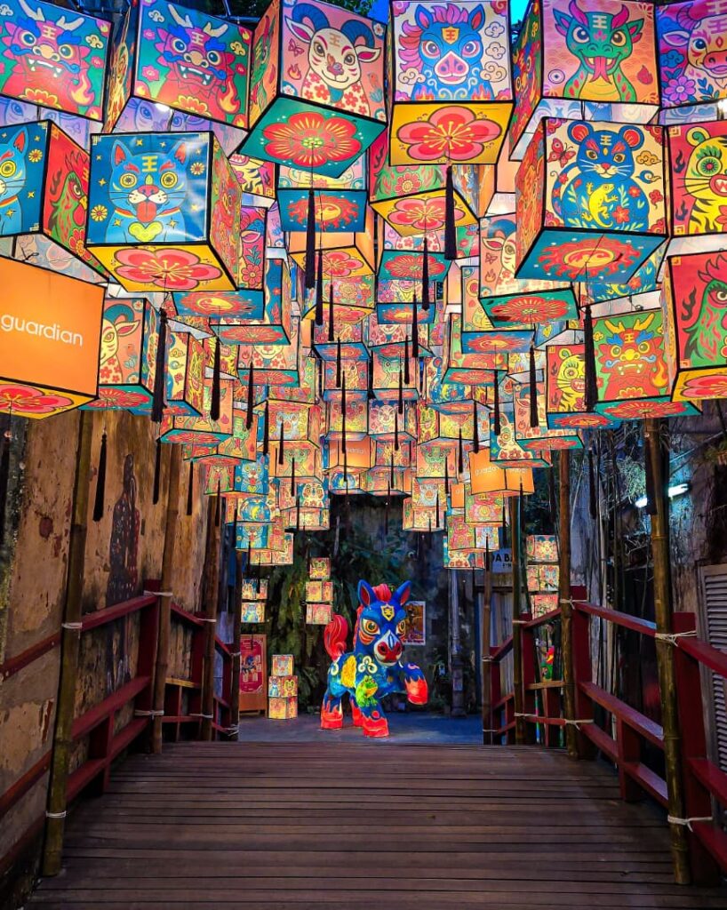 lanterns over bridge 2