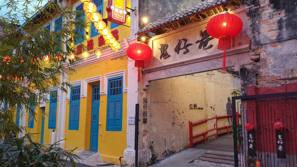 welcoming guests with lanterns galore