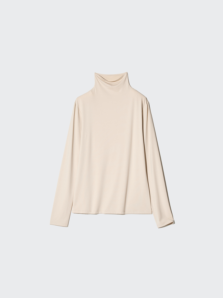 w s airism uv protection high neck t shirt