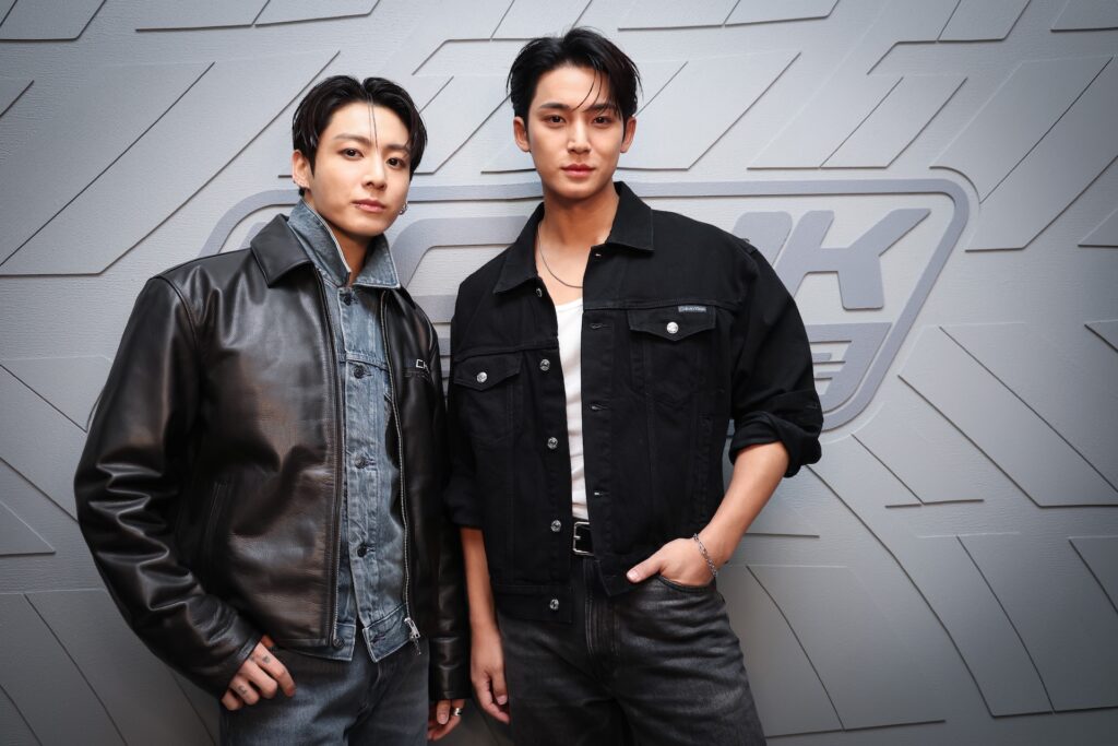 calvin klein and jung kook celebrate their partnership at the harajuku flagship store in tokyo