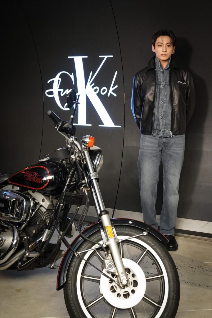 calvin klein and jung kook celebrate their partnership at the harajuku flagship store in tokyo