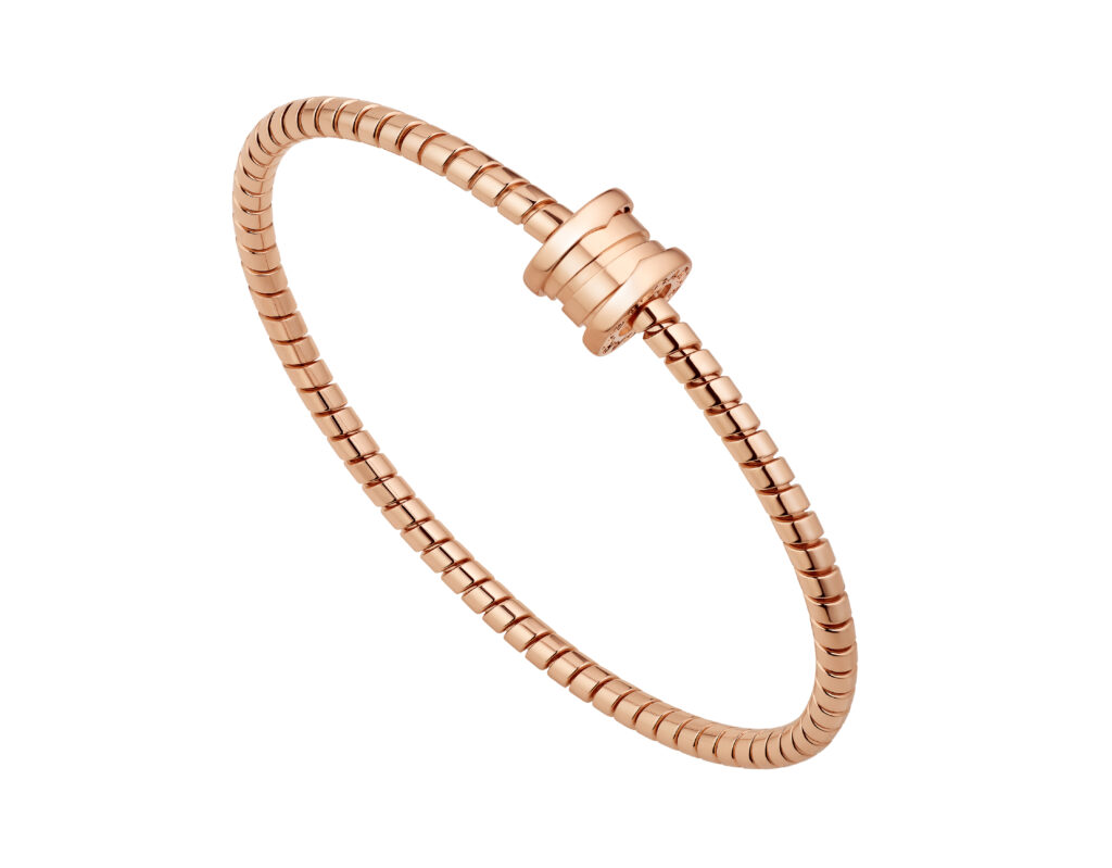 b.zero1 rose gold bangle bracelet