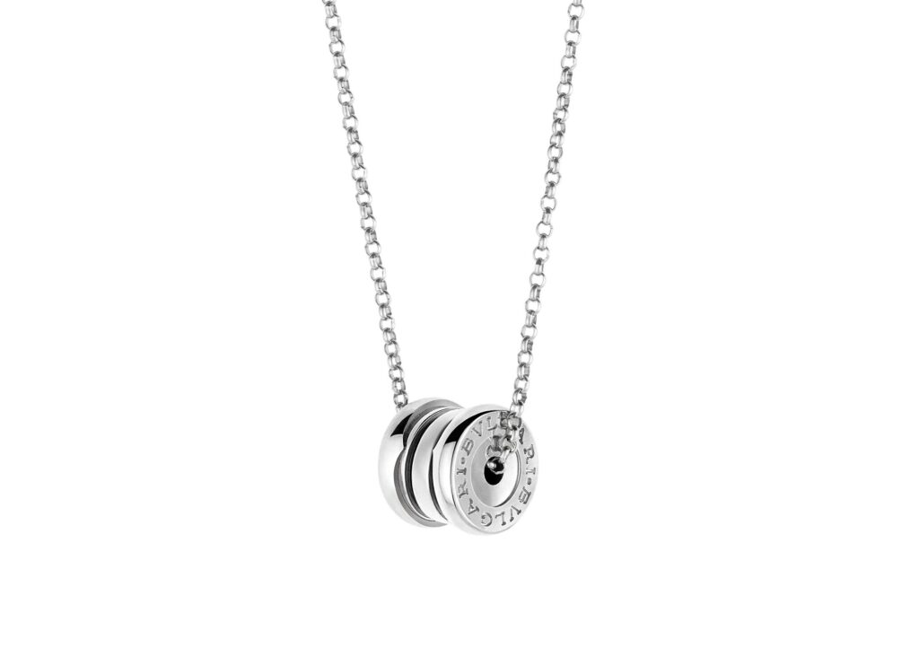 b.zero1 white gold necklace